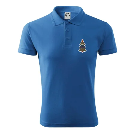 Folklór na prsníku vianočný stromček