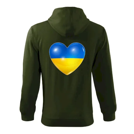 Ukrajina srdce vlajka