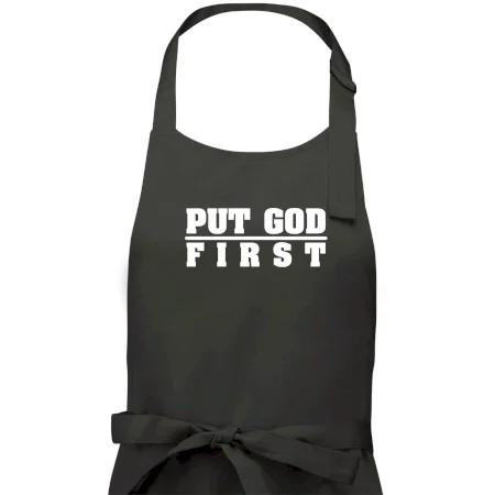 Put God first hrubý nápis