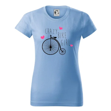 Crazy bike girl