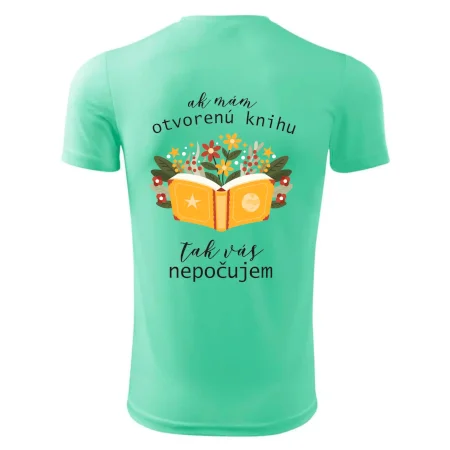 Ak mám otvorenú knihu, tak vás nepočujem