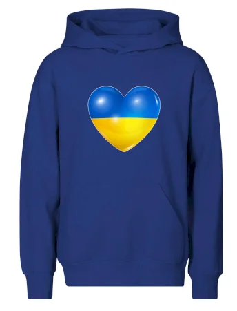 Ukrajina srdce vlajka