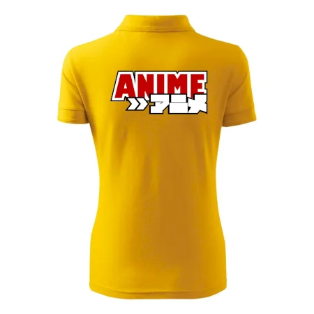 Anime nápis červený