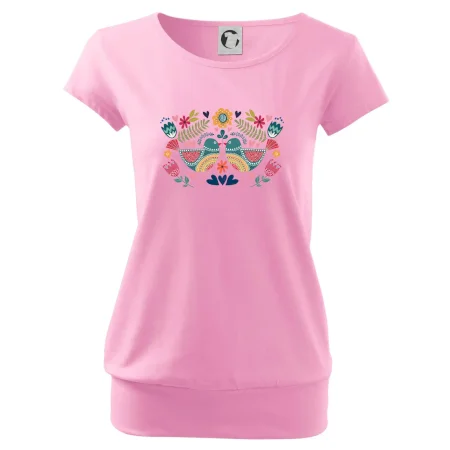 Folklór - dva farebné vtáčiky