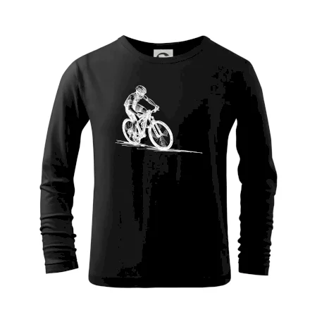 MTB kreslený cyklista