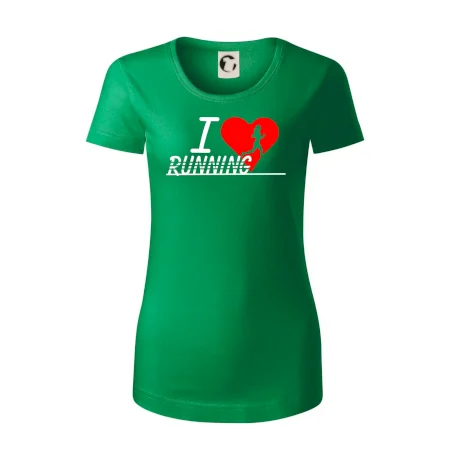 I love running dievča