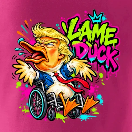 Trump lame duck graffiti
