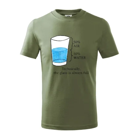 Technically, the glass is always full