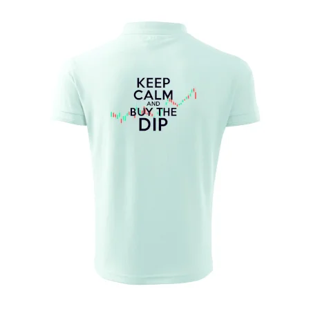 Zelenočervený graf Keep Calm and Buy the Dip