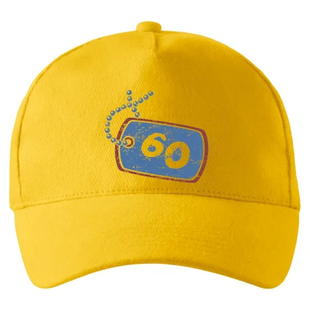60 na krku štítok