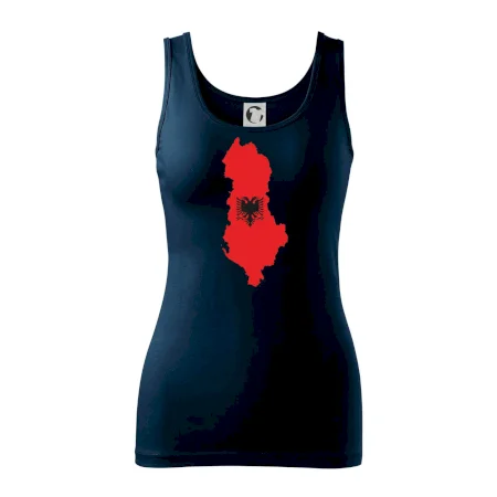 Albánsko mapa a znak