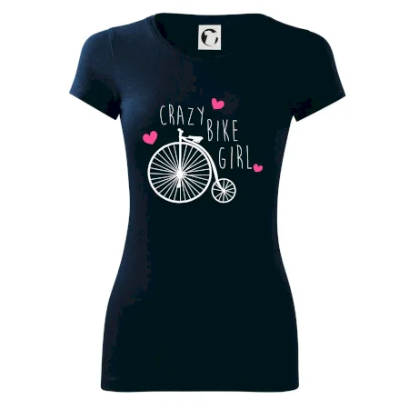 Crazy bike girl