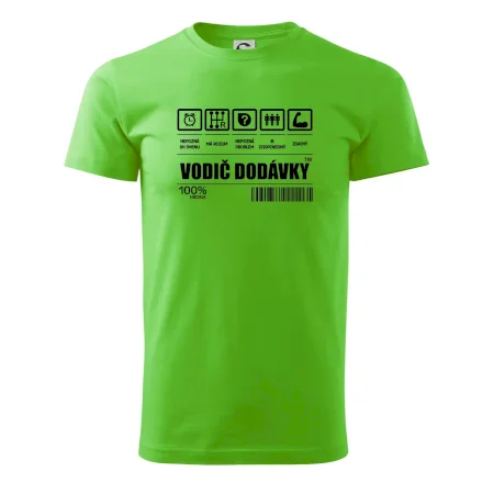 Čiarový kód - Vodič dodávky