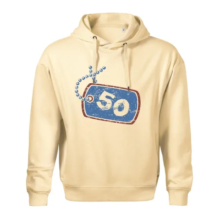 50 na krku štítok