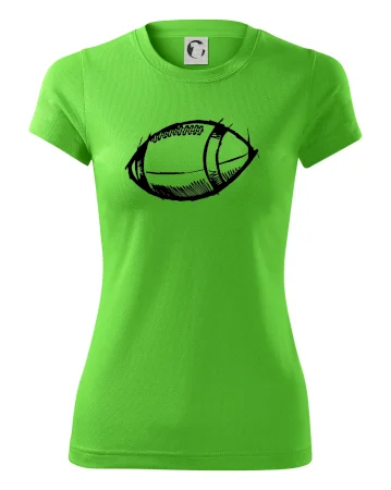 Americký futbal lopta skica