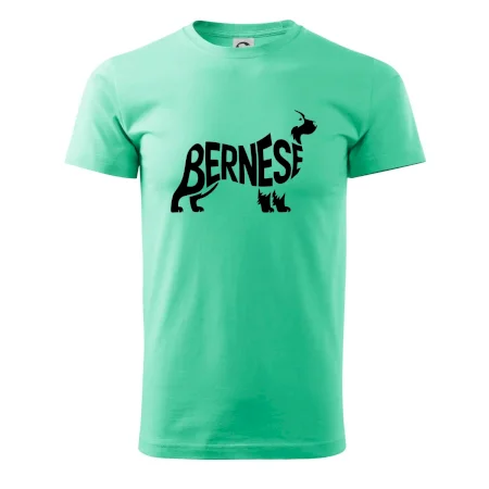 Bernese Mountain Dog nápis v tele