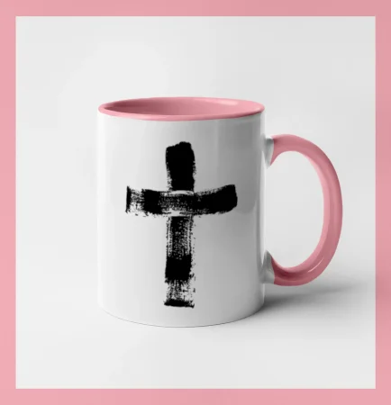 Jesus kríž štetcom