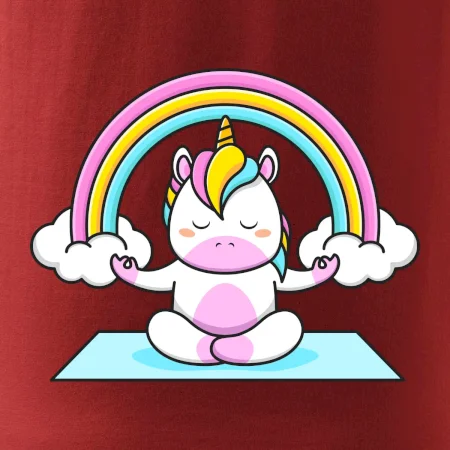 Yoga jednorožec - dúha