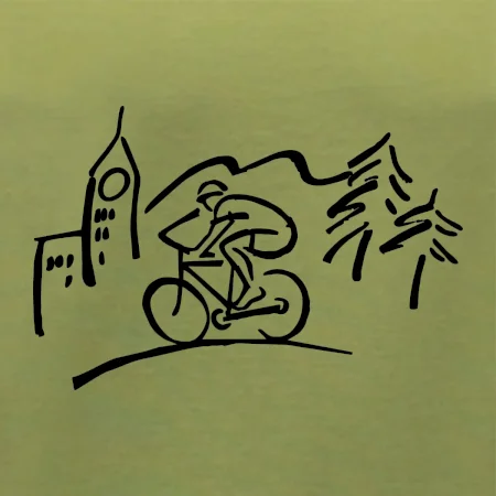 Cyklista na výlete