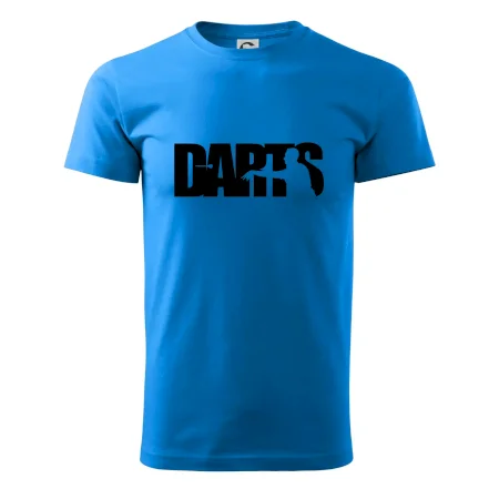 Darts - nápis so šípkarom