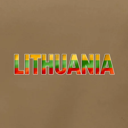Lithuania - nápis vlajka