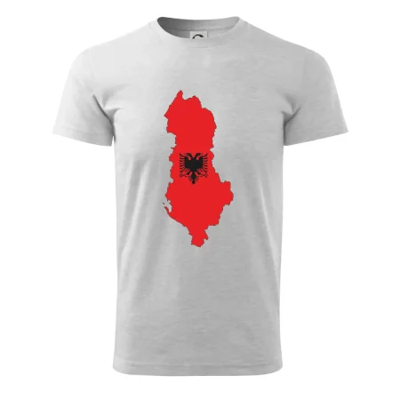 Albánsko mapa a znak