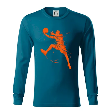 Basketball player splash
