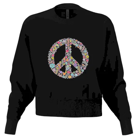 Peace symbol lístočky