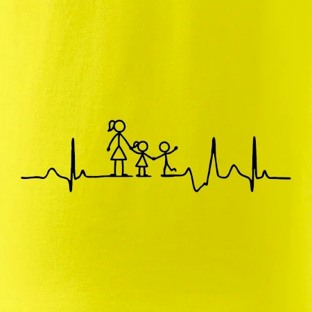 Ekg mamička a dievča + chlapec