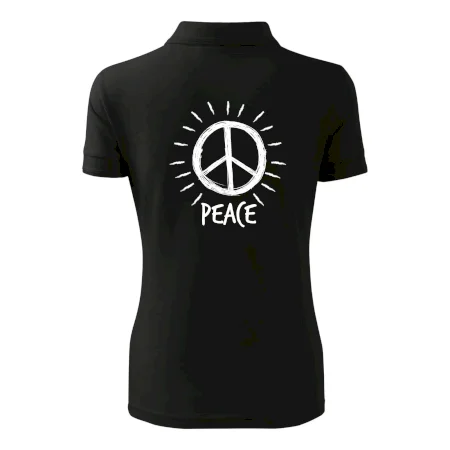 Peace symbol čiernobiely