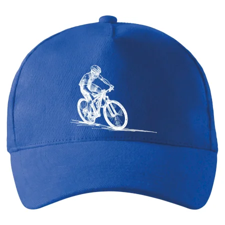 MTB kreslený cyklista