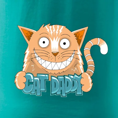 Cat daddy s vycenenými zubami (Pecka design)