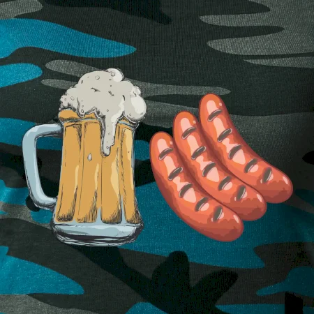 Pivo a klobása