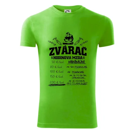 Hodinová mzda zvárač