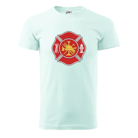 Fire department logo červené