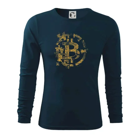 Logo bitcoin puzzle