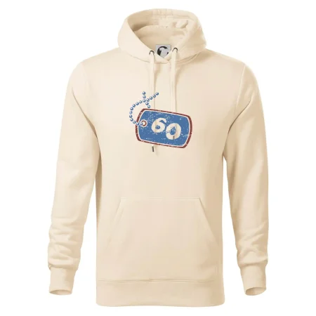 60 na krku štítok
