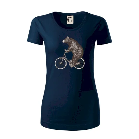Medveď na bicykli