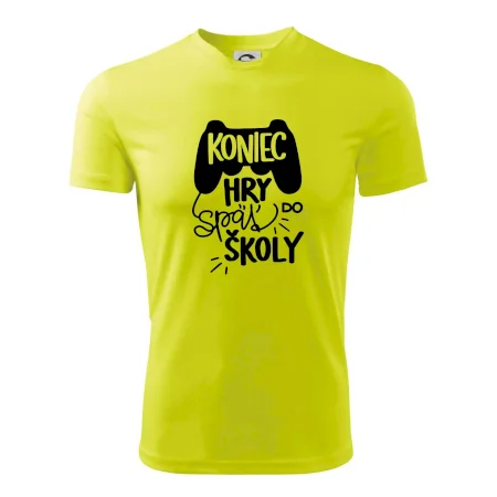 Koniec hry, späť do školy