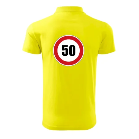 Dopravná značka - obmedzenie rýchlosti 50