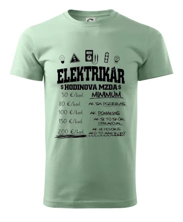 Hodinová mzda elektrikár