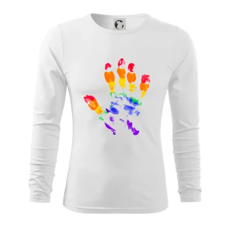 LGBT hand print
