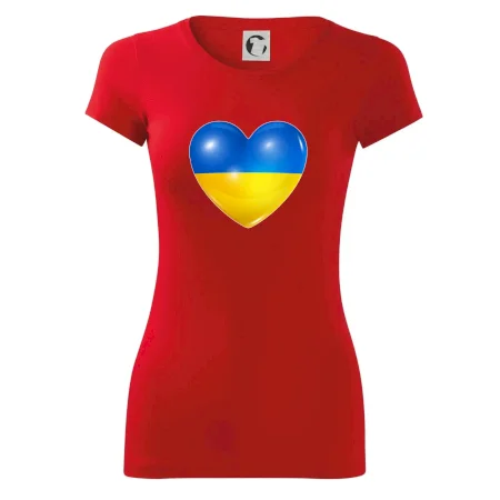 Ukrajina srdce vlajka