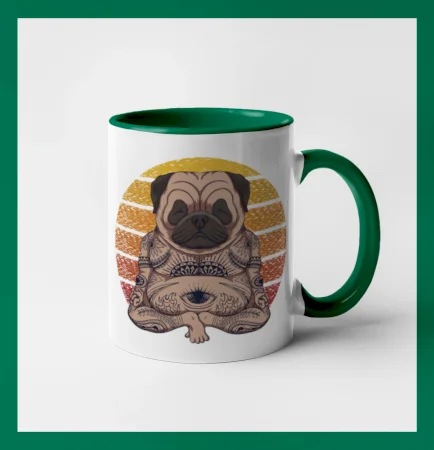 Yoga meditace - pug