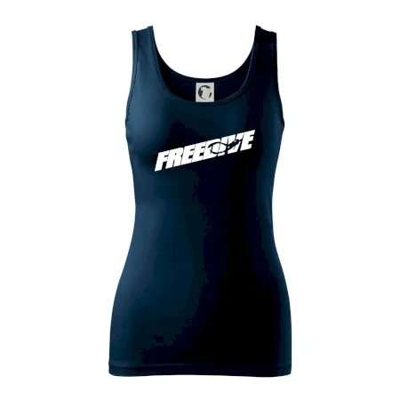 Freedive - nápis s potápačom