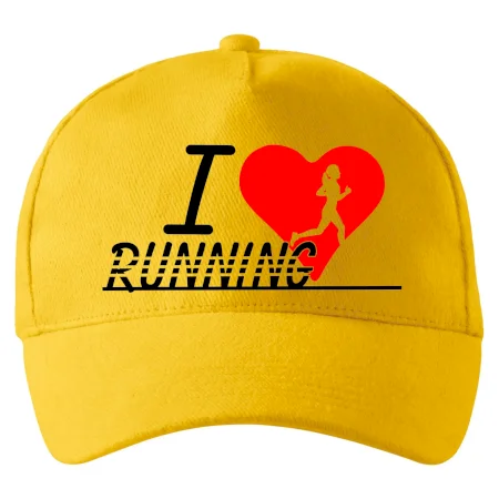 I love running dievča
