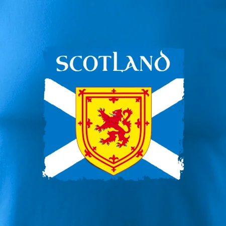 Škótska vlajka s erbom leva