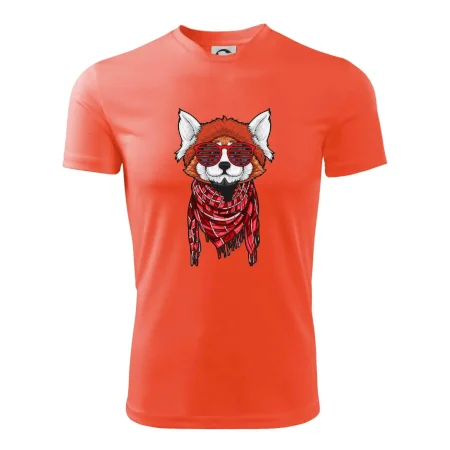 Červená panda hipster