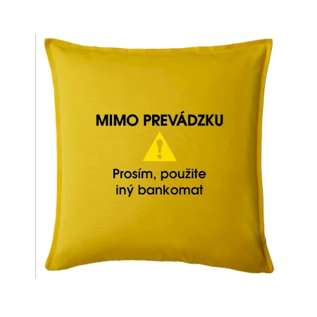 Mimo prevádzku prosím, použite iný bankomat