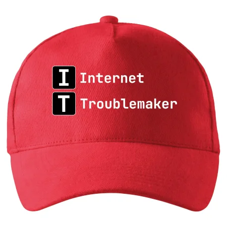 IT Nápis Internet Troublemaker